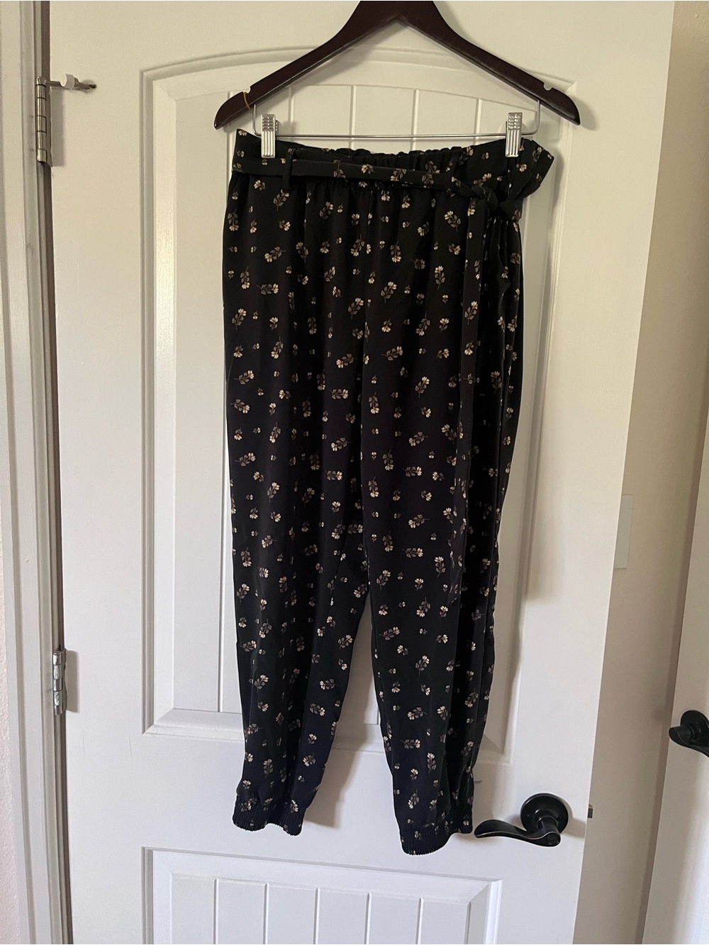 One By Chapter One • High-Waist Paperbag Floral Pants